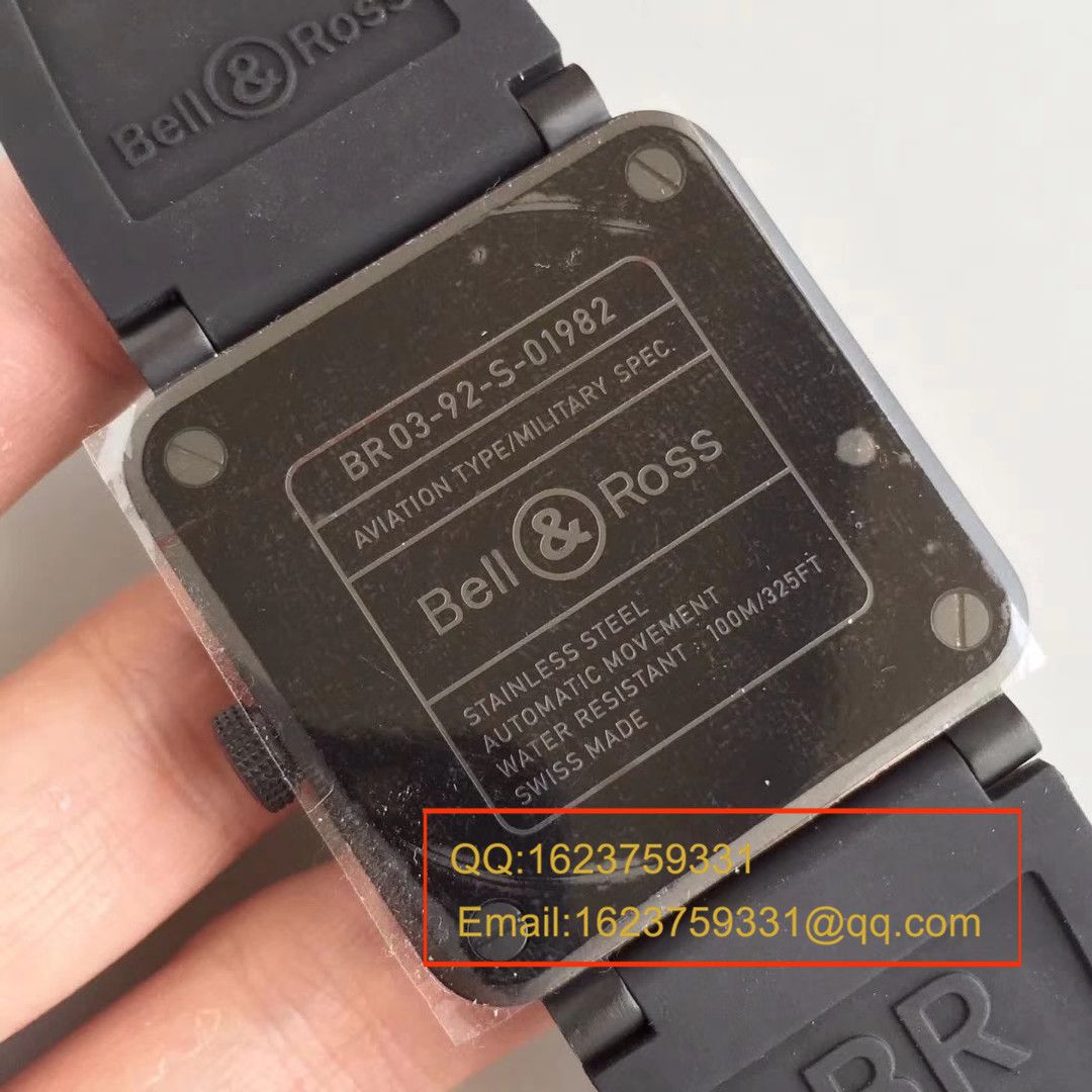 【BR1:1顶级高精仿手表】柏莱士AVIATION系列 BR 03-92 BLACK CAMO腕表 / BLS011