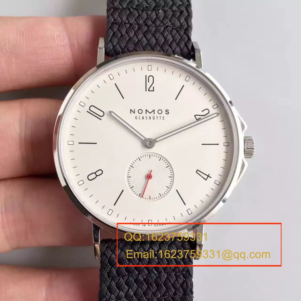 【OS厂一比一顶级复刻高仿手表】NOMOS（诺莫斯）Ahoi系列 550/551/552/553首款潜水表搭配尼龙带腕表 / NO001