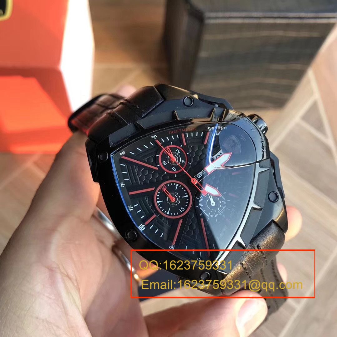 【正品原单】兰博基尼 六针计时石英男表 / LB001