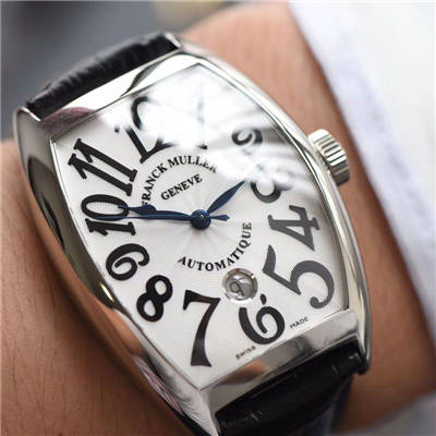 【视频评测GF一比一超A高仿手表】Franck Muller法兰克.穆勒CASABLANCA系列8880 C DT 白盘腕表
