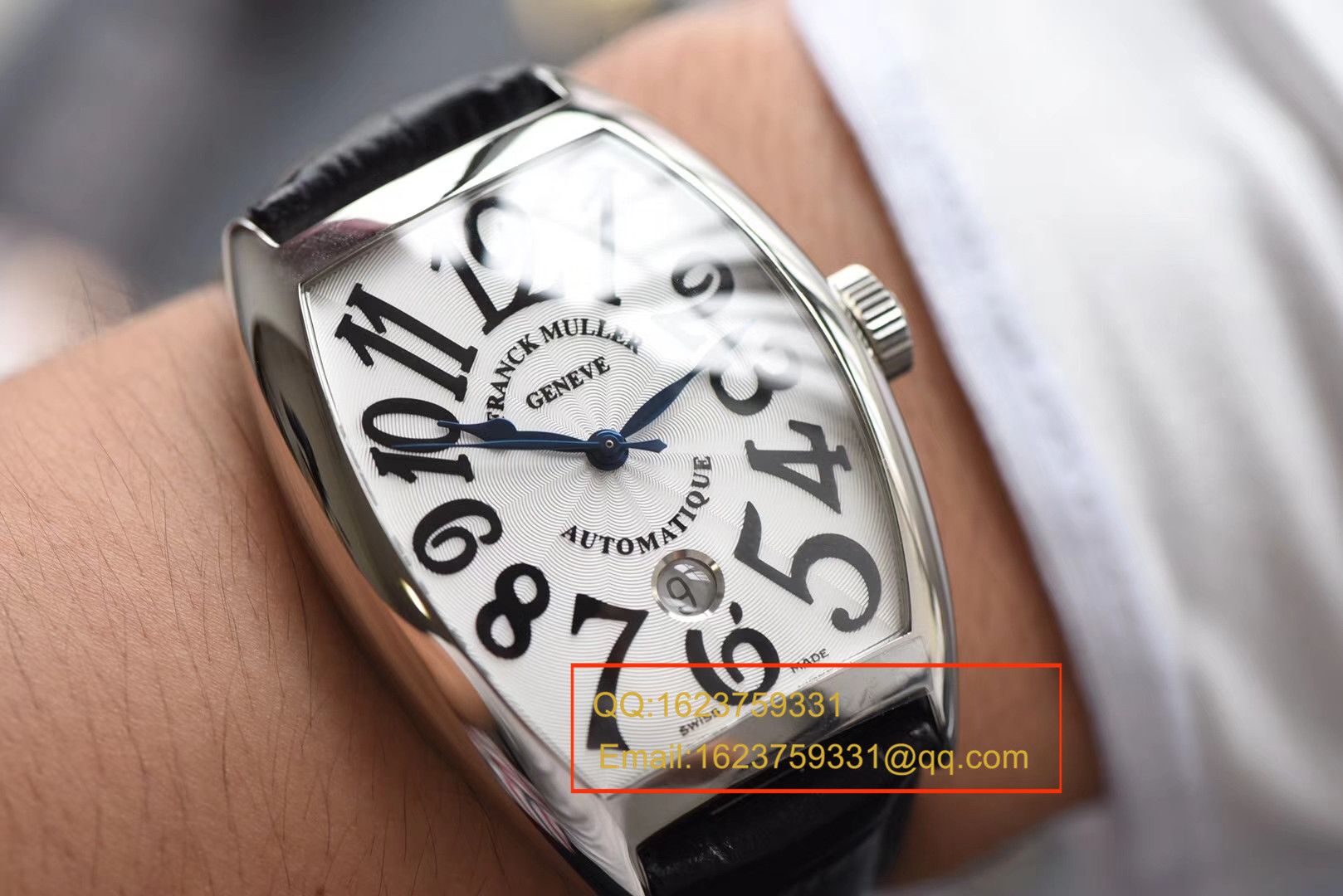 【视频评测GF一比一超A高仿手表】Franck Muller法兰克.穆勒CASABLANCA系列8880 C DT 白盘腕表 / FLBA021