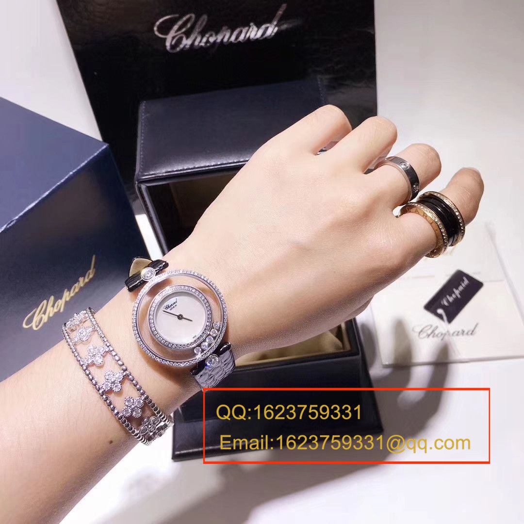 萧邦四叶草高仿复刻HAPPY DIAMONDS系列203957-1201女士石英腕表 / XB010