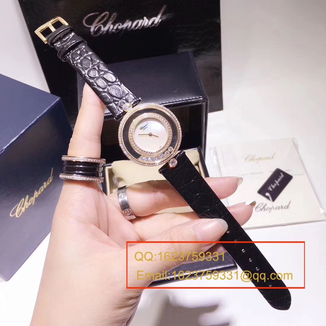 萧邦四叶草高仿复刻HAPPY DIAMONDS系列203957-1201女士石英腕表 / XB010