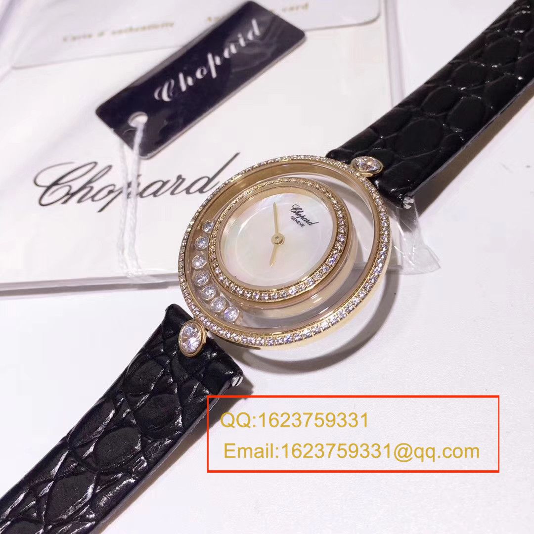 萧邦四叶草高仿复刻HAPPY DIAMONDS系列203957-1201女士石英腕表 / XB010