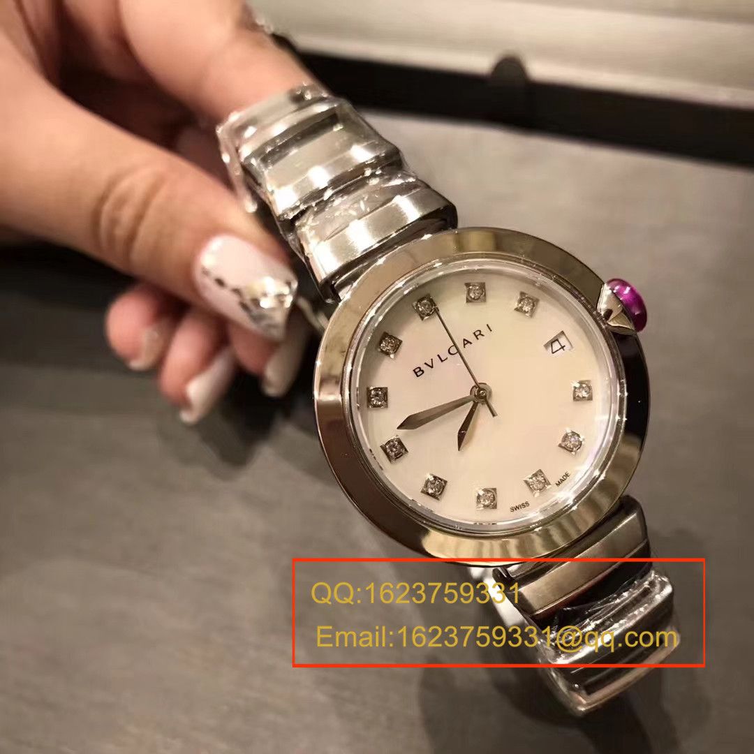 【BV厂一比一超A精高仿手表】宝格丽LVCEA系列102198 LU33WSPGSPGD/11女士腕表 / BG017