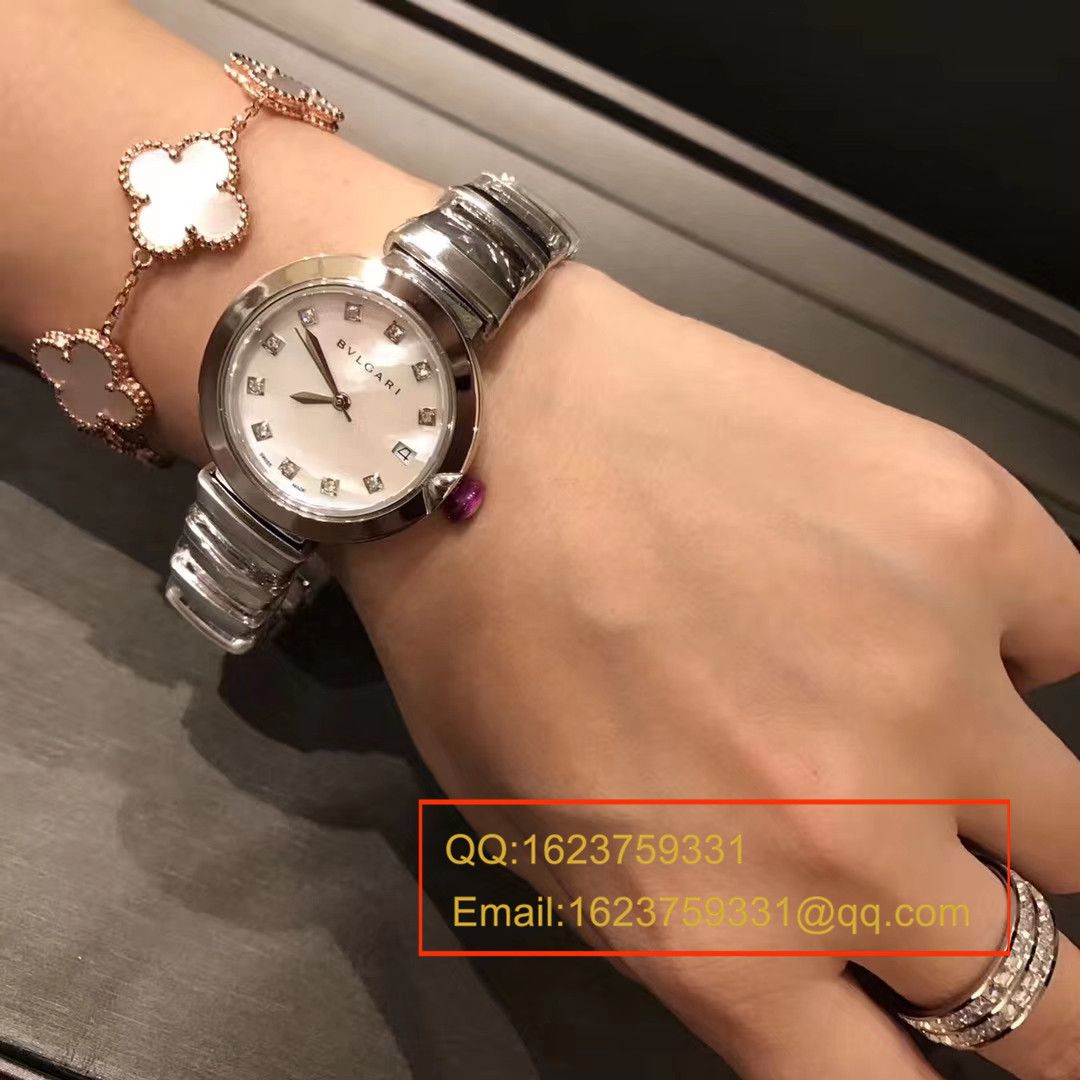 【BV厂一比一超A精高仿手表】宝格丽LVCEA系列102198 LU33WSPGSPGD/11女士腕表 / BG017