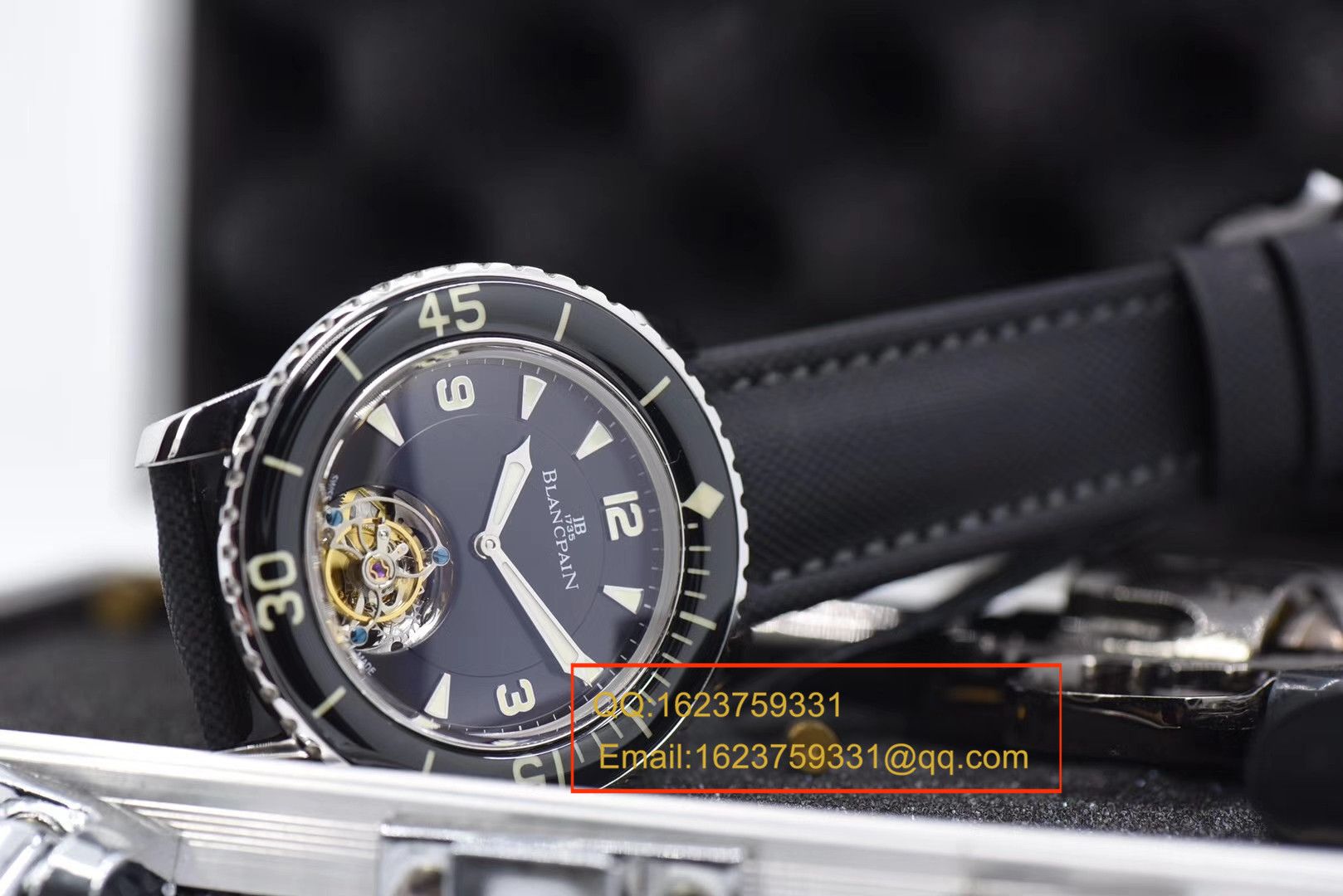 【视频评测ZF一比一超A高仿手表】宝珀五十噚系列陀飞轮腕表 / BPDH036