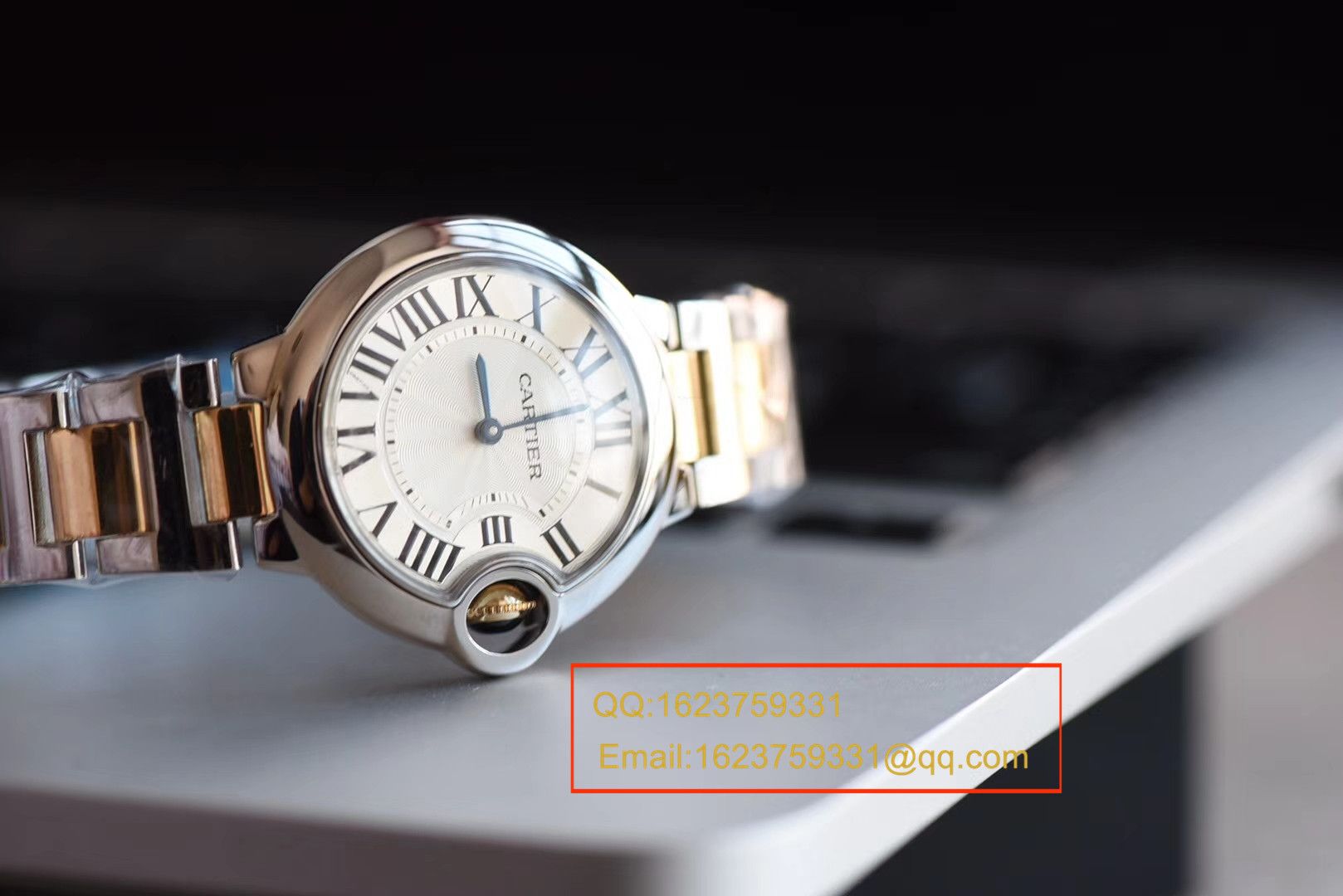 【HBBV6一比一超A高仿手表】卡地亚蓝气球系列W69008Z3女士33/36毫米间金石英腕表 / K138