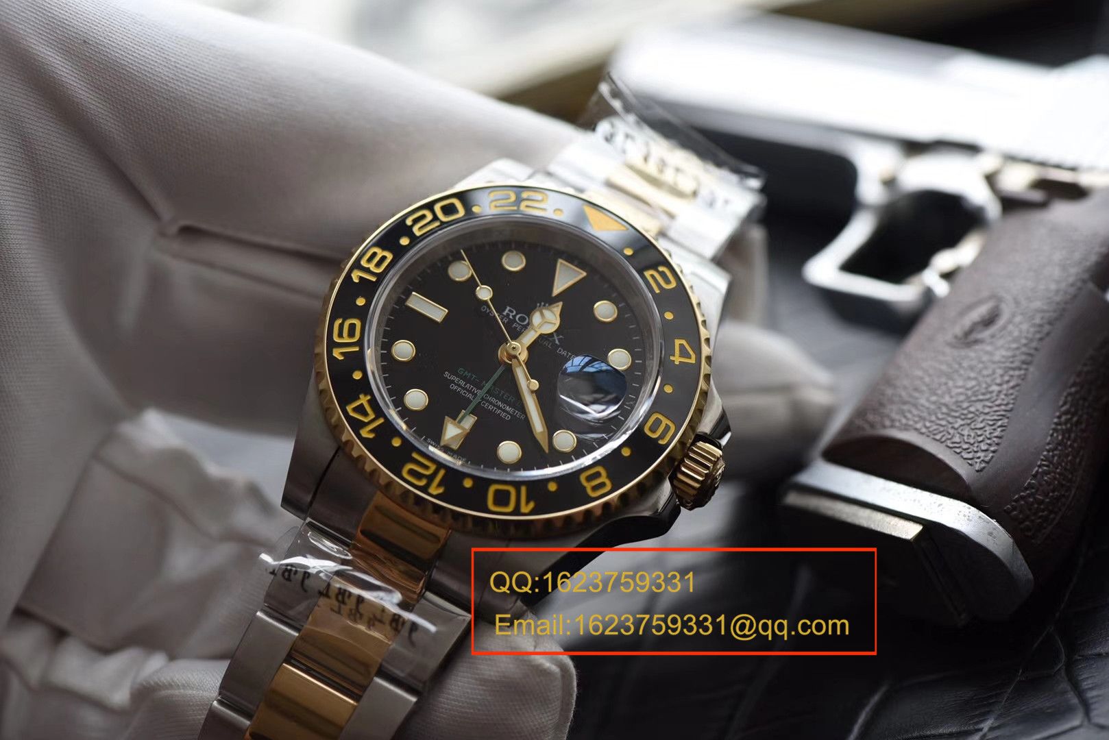 【N厂V7版本一比一高精仿手表】劳力士格林尼治型II系列116713-LN-78203腕表【可选择包金款】 / RBF132