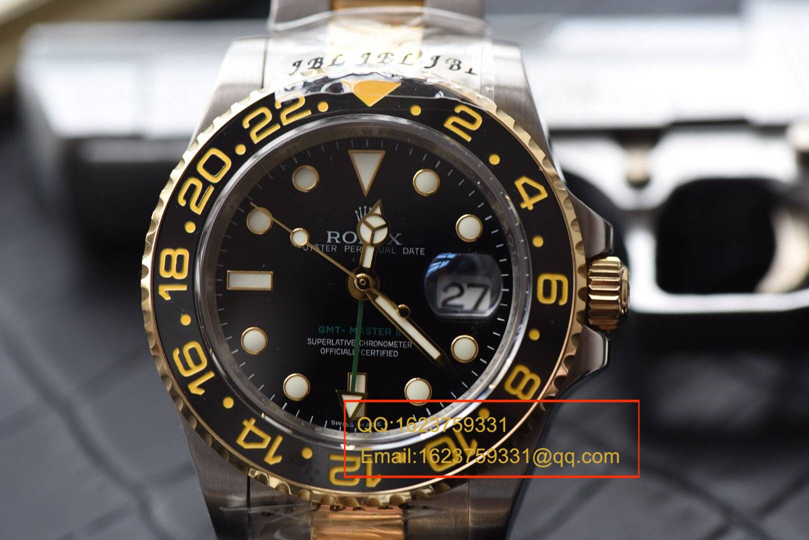 【N厂V7版本一比一高精仿手表】劳力士格林尼治型II系列116713-LN-78203腕表【可选择包金款】 / RBF132