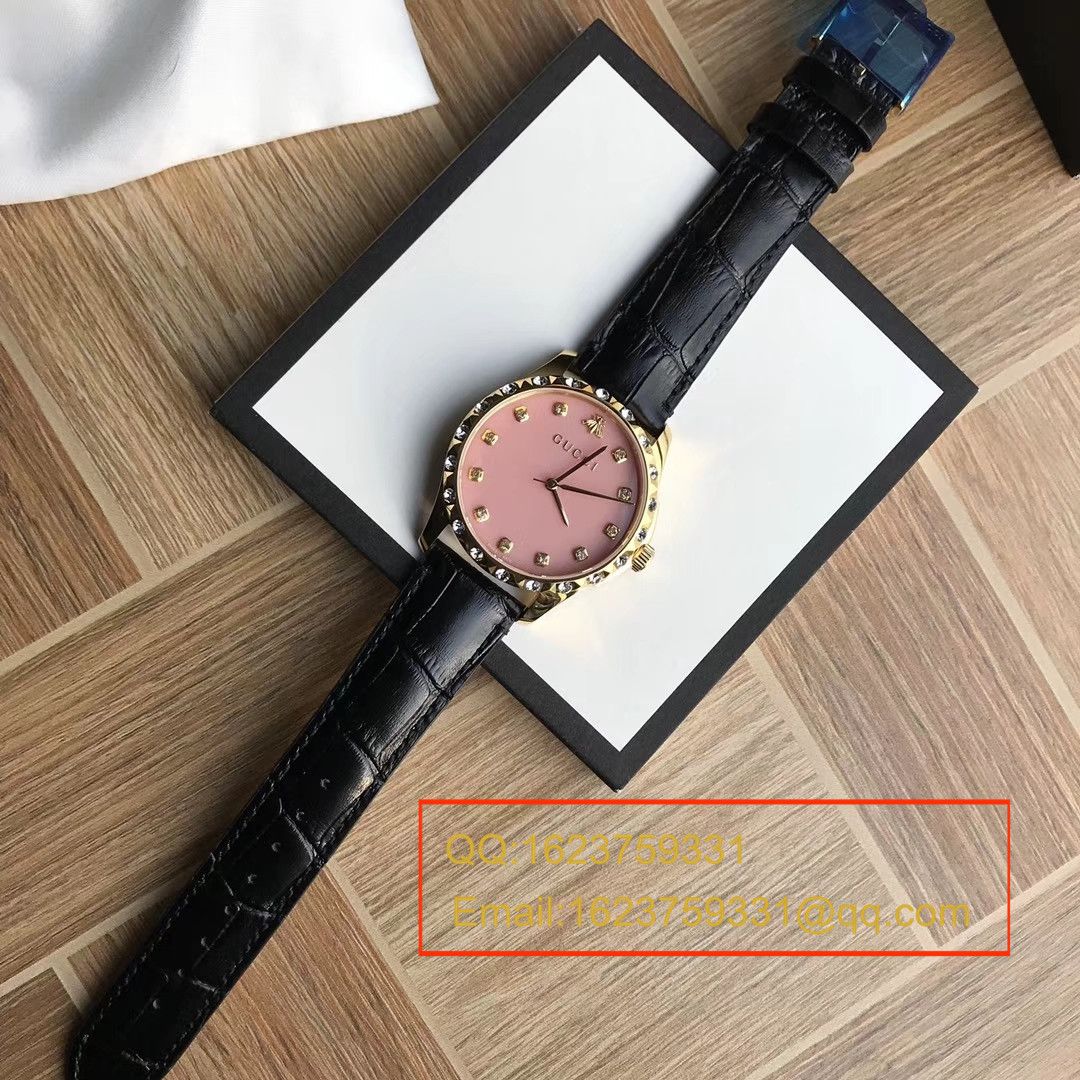 【香港原单 支持专柜验货】古驰LE MARCHÉ DES MERVEILLES系列YA126478小蜜蜂女士石英腕表 / GUCCI 07