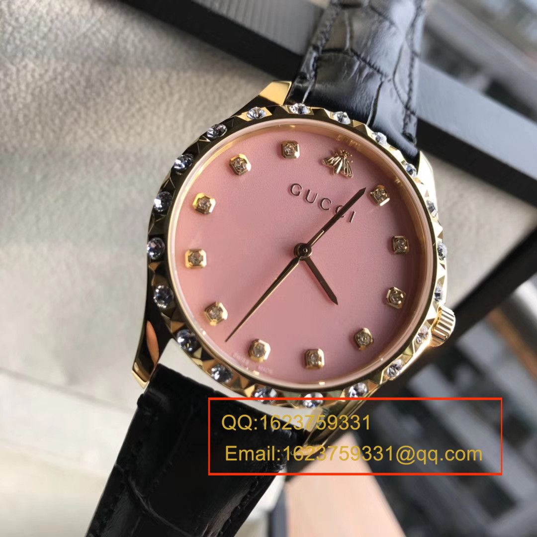 【香港原单 支持专柜验货】古驰LE MARCHÉ DES MERVEILLES系列YA126478小蜜蜂女士石英腕表 / GUCCI 07