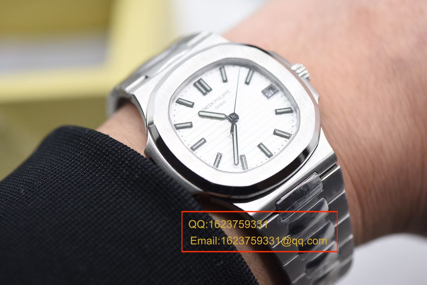 【PF一比一超A高精仿手表】百达翡丽Nautilus运动系列5711/1A-011腕表(鹦鹉螺) / BDC0157