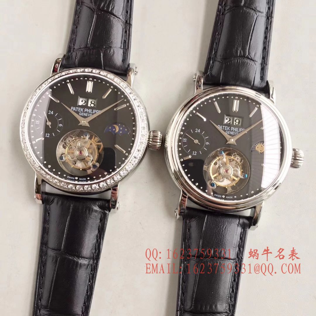 【BM一比一超A高仿手表】百达翡丽大日历月相陀飞轮腕表 / BD144