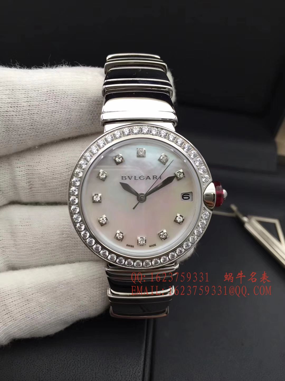 【BV厂一比一超A精高仿手表】宝格丽LVCEA系列102198 LU33WSPGSPGD/11女士腕表 / BG017