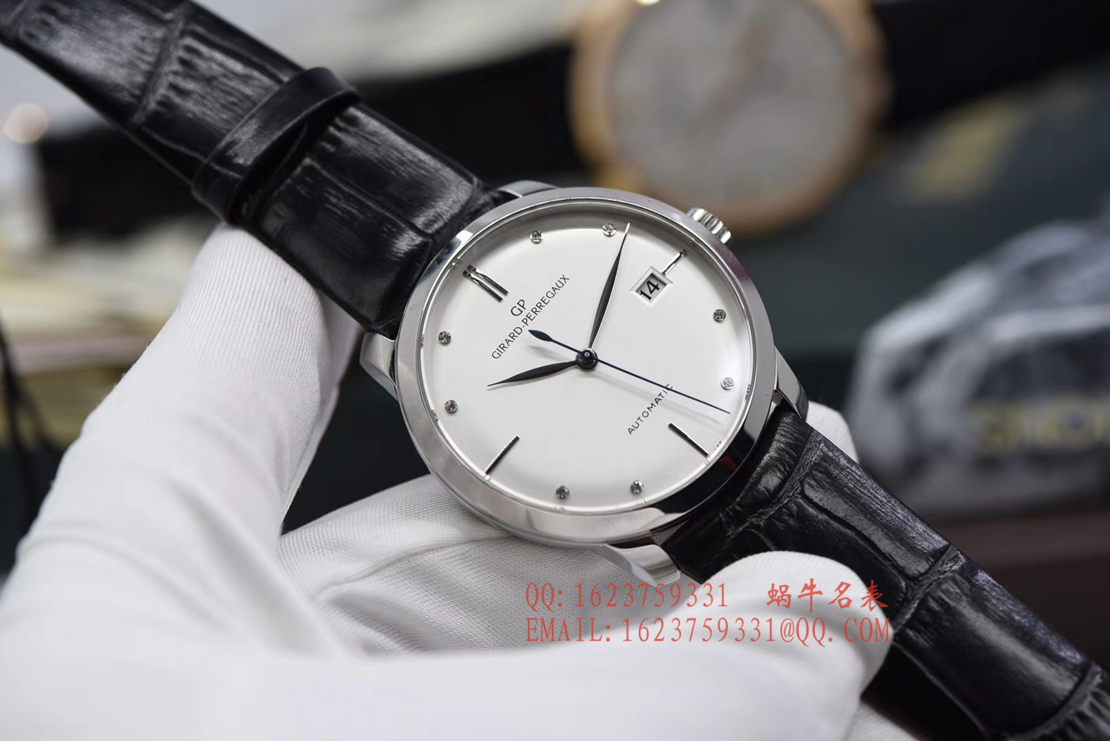 【FK一比一超A高仿手表】GP芝柏表1966系列49525-53-131-BK6A腕表 / JPAI10