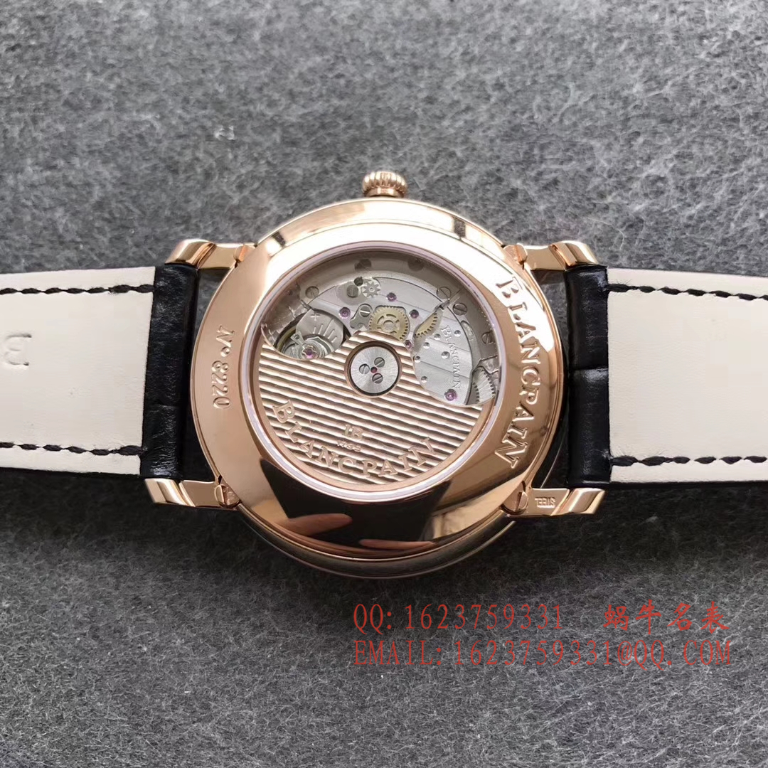 【OM一比一超A高仿手表】宝珀经典系列6664-3642-55B月相腕表 / BP023