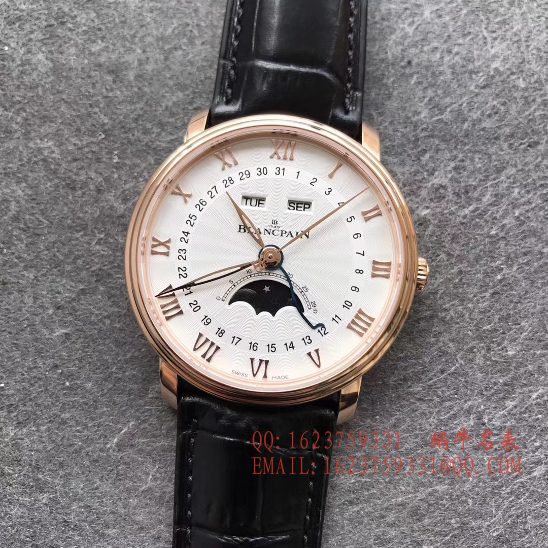 【OM一比一超A高仿手表】宝珀经典系列6664-3642-55B月相腕表 / BP023