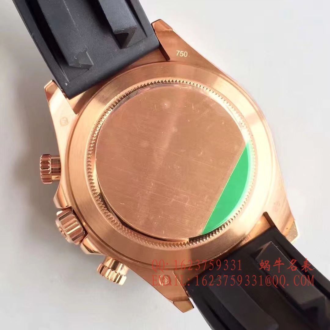 【JF1:1顶级复刻高仿手表】劳力士宇宙计型迪通拿系列116515LN-L(FC) 咖啡面机械腕表 / R009