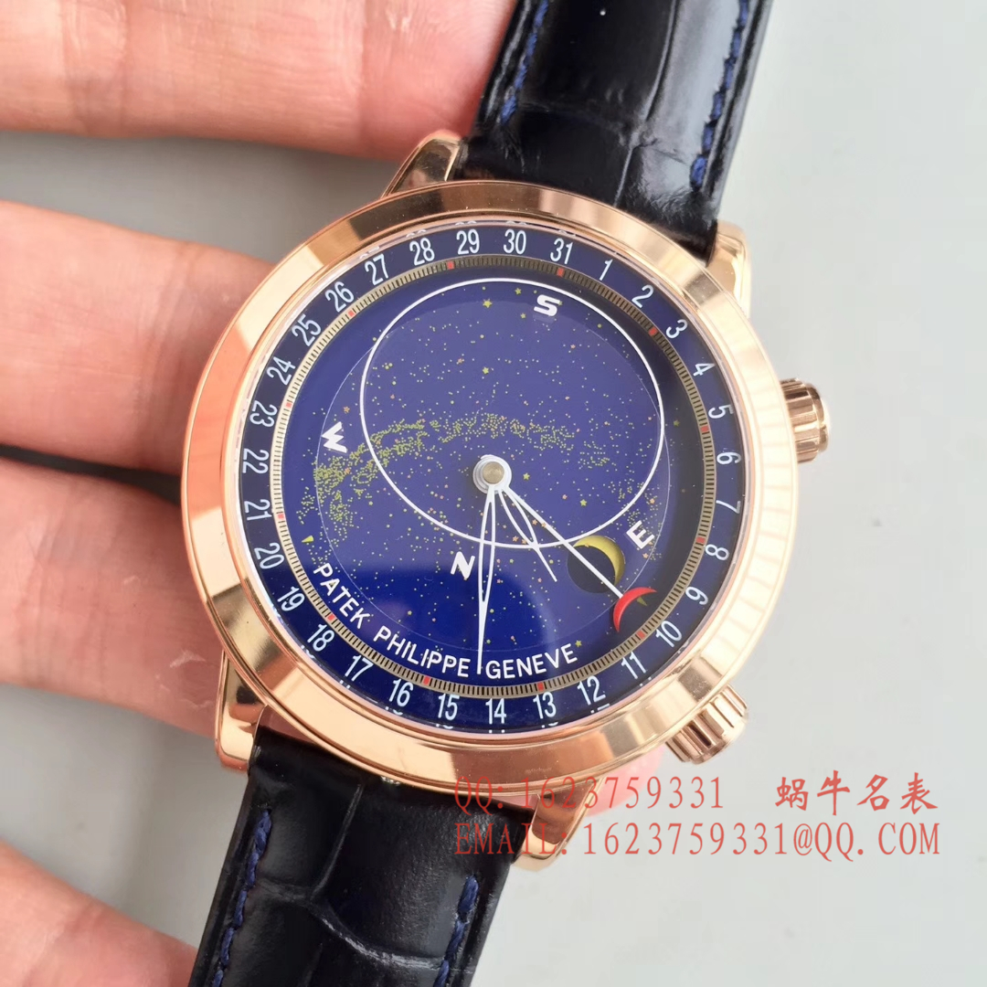 【视频评测】高仿百达翡丽超级复杂功能计时系列6102P-001 、6104G-001、铂金腕表/6102R-001 玫瑰金腕表 / BD219