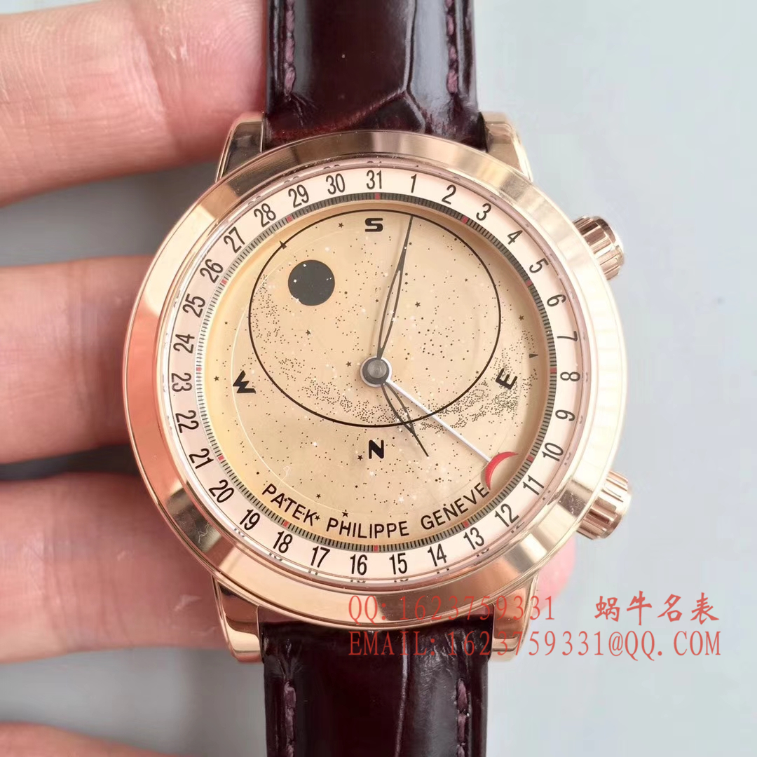 【视频评测】高仿百达翡丽超级复杂功能计时系列6102P-001 、6104G-001、铂金腕表/6102R-001 玫瑰金腕表 / BD219