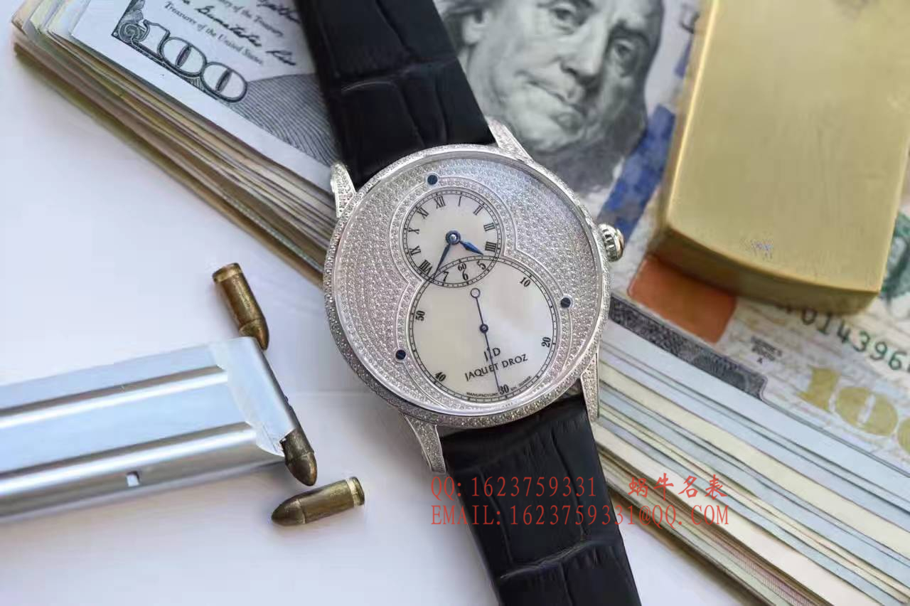 【实拍图鉴赏】一比一精高仿手表之雅克德罗大秒针系列J003034205腕表 / 雅克德罗YK03