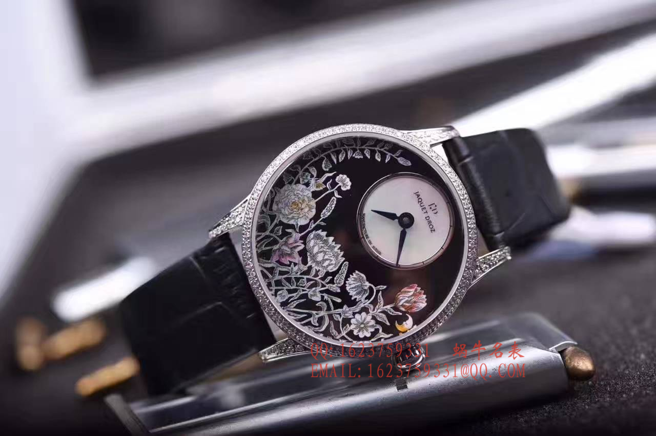 【实拍图鉴赏】KS厂1:1顶级复刻高仿手表之雅克德罗艺术工坊系列J005004201女表 / 雅克德罗YK06