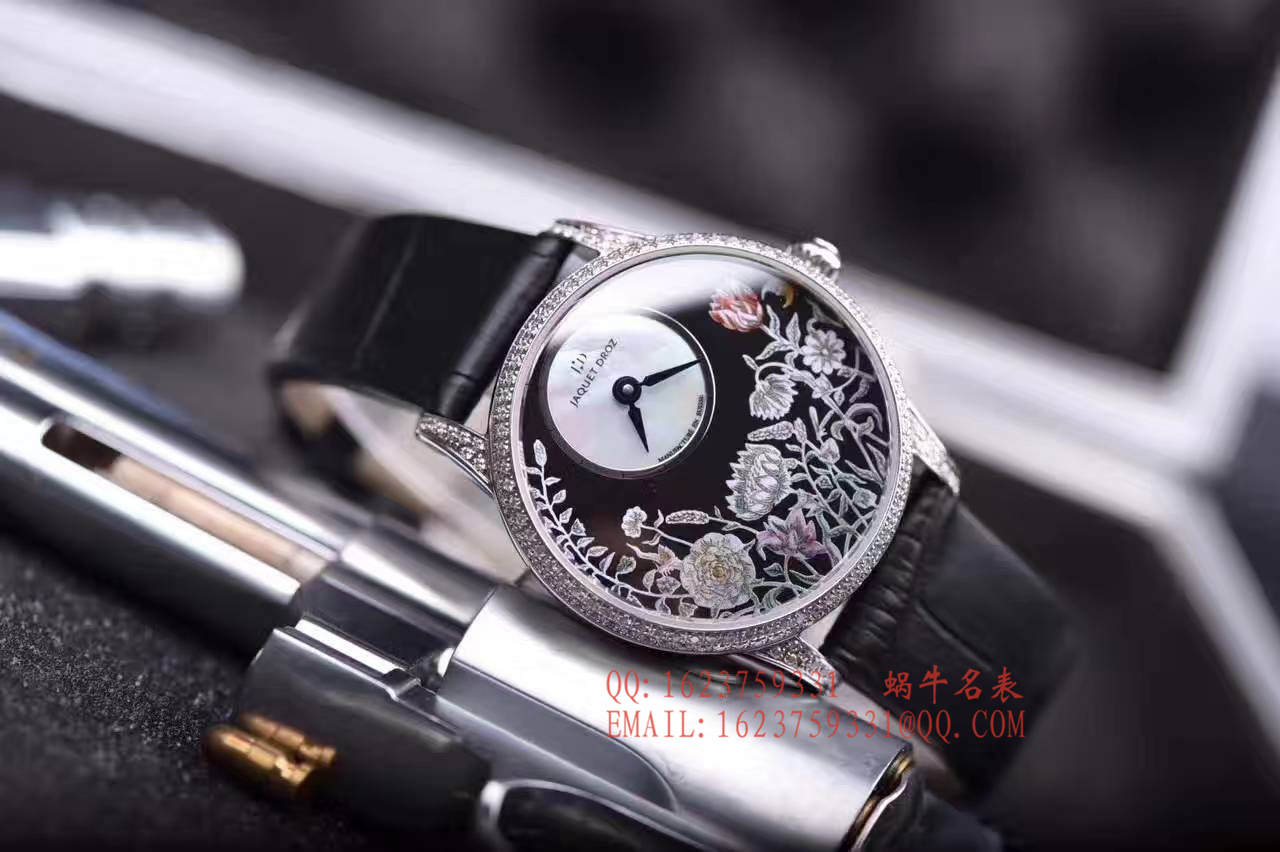 【实拍图鉴赏】KS厂1:1顶级复刻高仿手表之雅克德罗艺术工坊系列J005004201女表 / 雅克德罗YK06