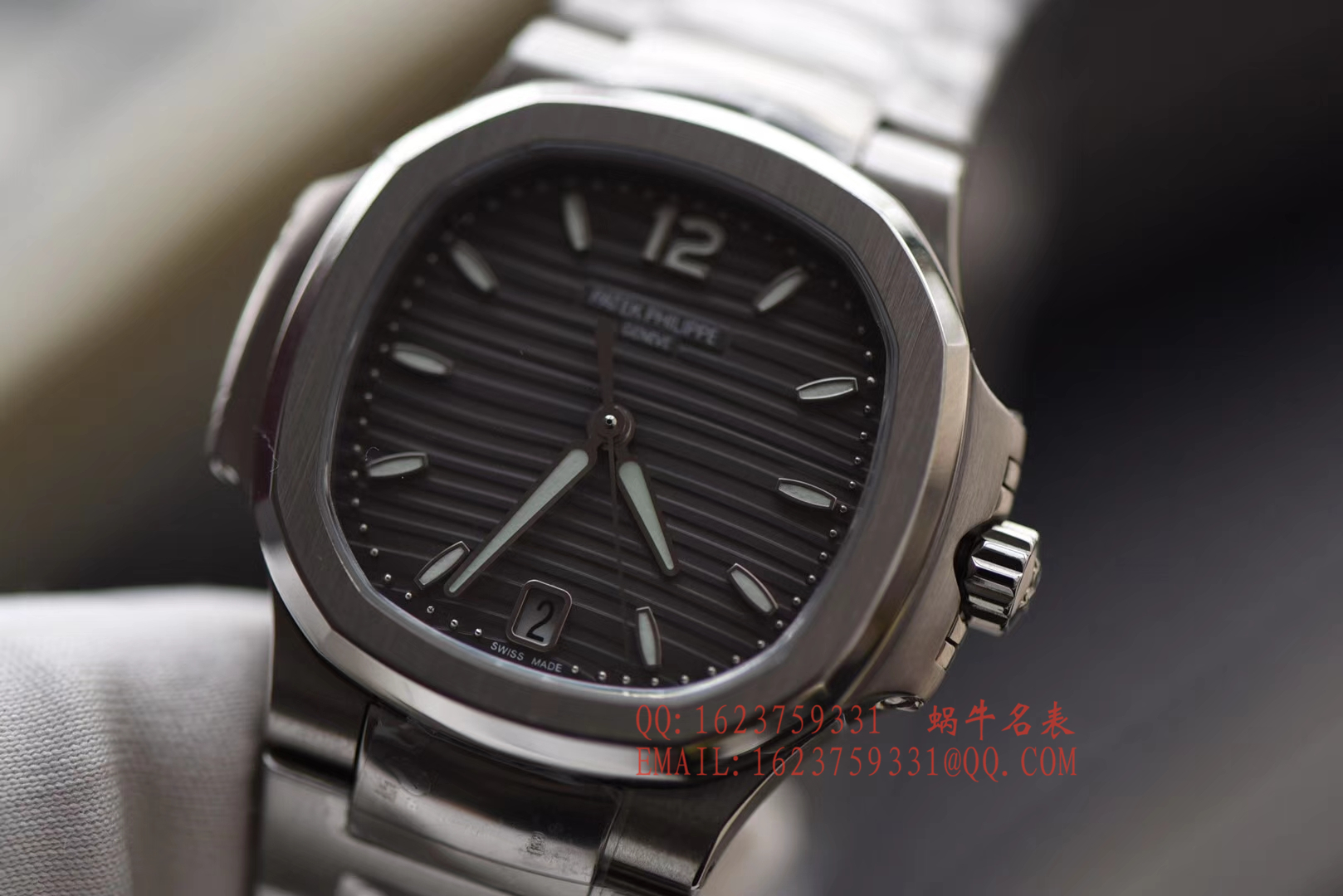 【PF一比一超A高仿手表】百达翡丽运动系列7118/1A-011女士腕表(鹦鹉螺) / BD222