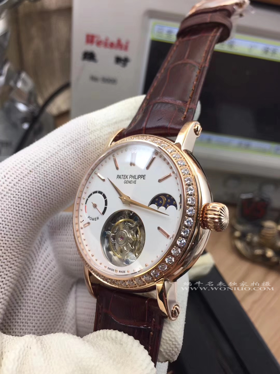 【TF厂一比一高精仿手表】百达翡丽镂空雕花动力星辰真陀飞轮腕表 / BD202