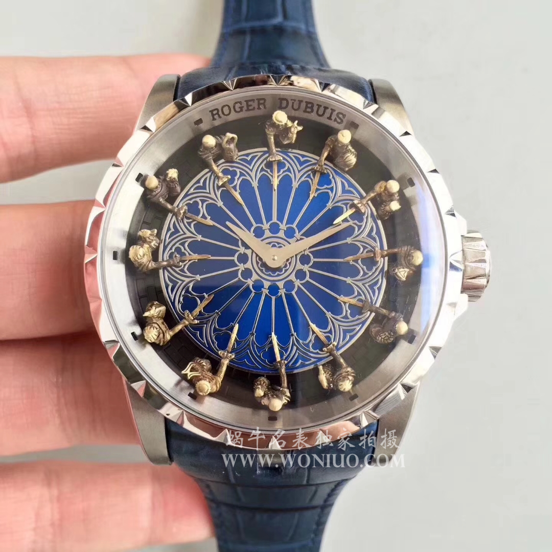 【独家视频评测ZZ一比一高仿手表】罗杰杜彼EXCALIBUR（王者系列）系列12圆桌骑士RDDBEX0495腕表 / LJ005