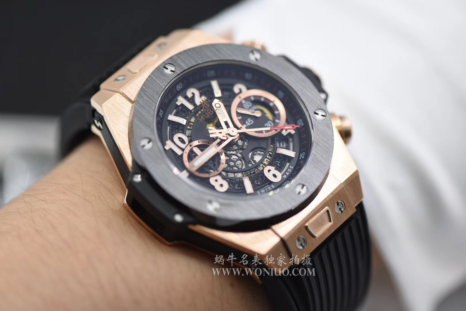 【JB一比一超A高仿手表】宇舶系列411.OX.1180.RX镂空腕表 / YB054