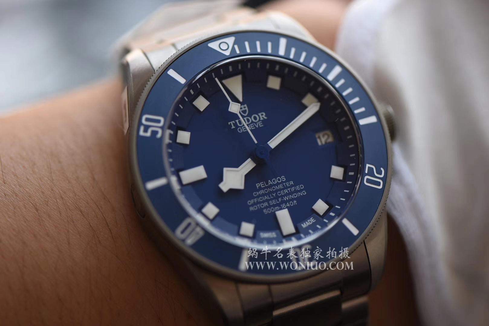 【独家视频测评】XF厂1:1超A高仿手表帝舵PELAGOS 25600TB蓝钛土豆蓝战斧 / DTbb017A