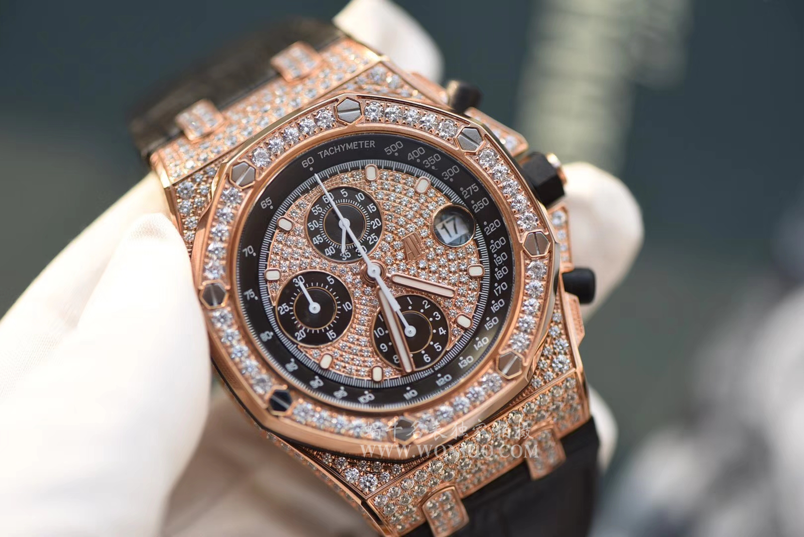 【JF厂一比一复刻高仿手表】爱彼满天星皇家橡树离岸型系列26067OR.ZZ.D002CR.01机械腕表 / AP054