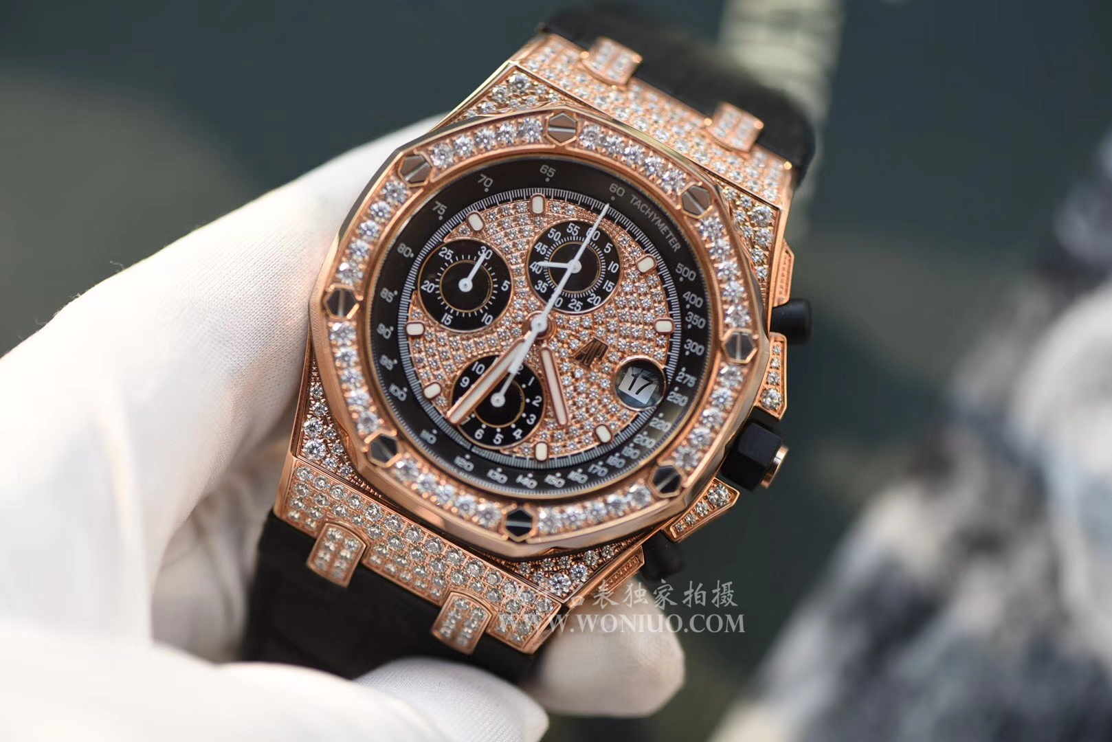 【JF厂一比一复刻高仿手表】爱彼满天星皇家橡树离岸型系列26067OR.ZZ.D002CR.01机械腕表 / AP054