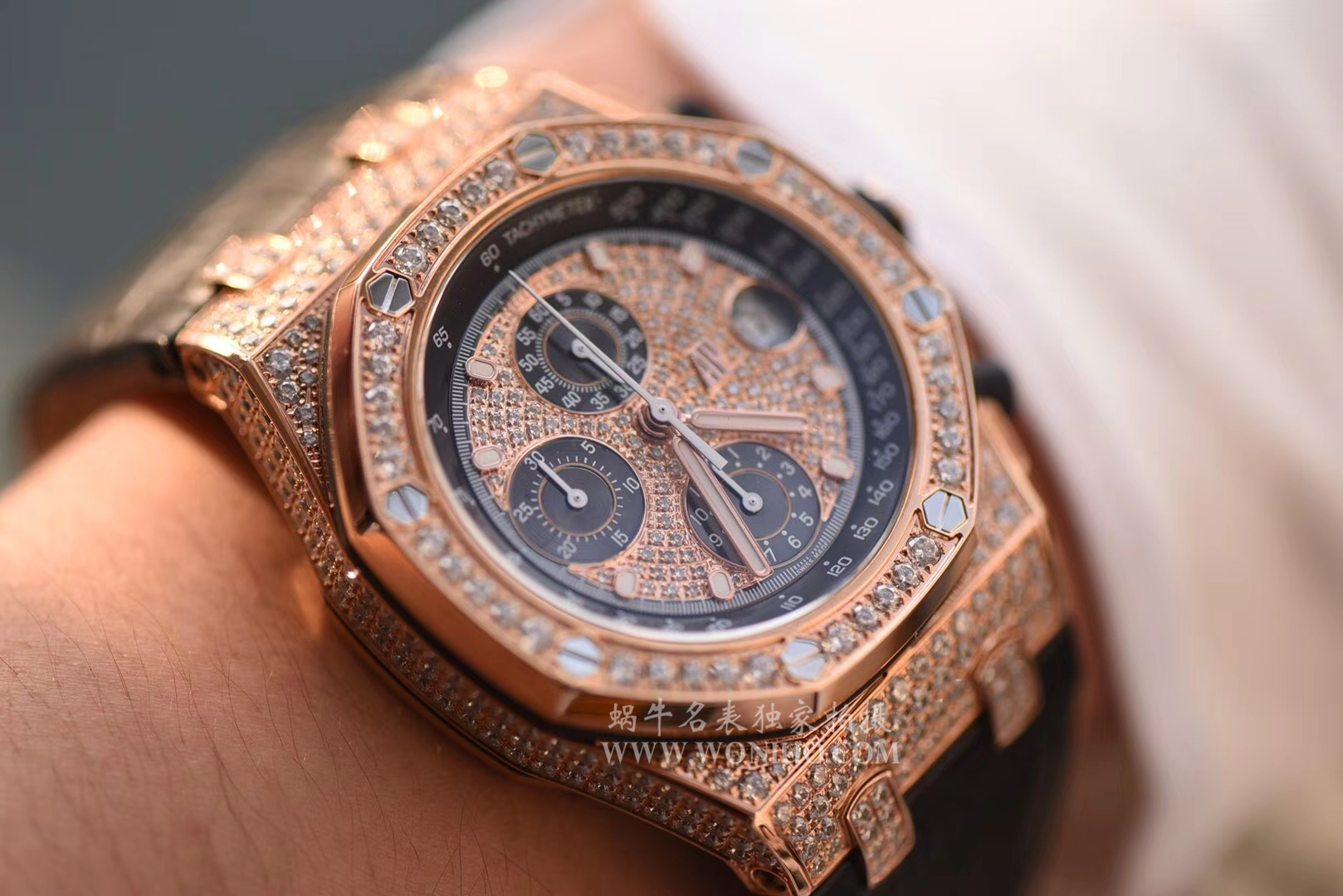 【JF厂一比一复刻高仿手表】爱彼满天星皇家橡树离岸型系列26067OR.ZZ.D002CR.01机械腕表 / AP054