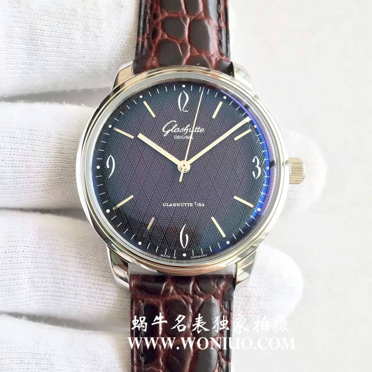 【YL厂出品】格拉苏蒂原创复刻高仿20世纪复古系列1-39-52-10-02-01腕表 / GLA030