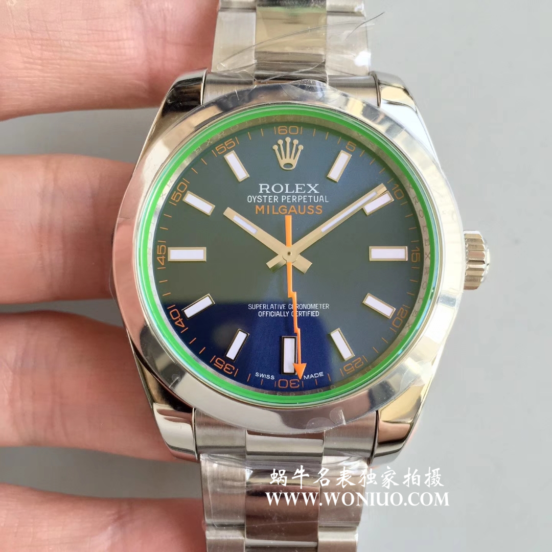 【AR一比一超A高仿手表】劳力士116400-GV-72400蓝盘腕表《蓝面闪电》116400-GV-72400黑盘腕表《黑面闪电》 / R206