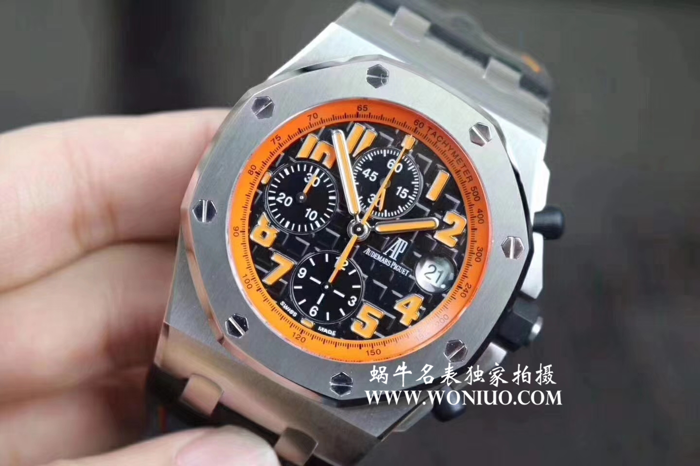 【JF厂超A精仿手表】爱彼皇家橡树离岸型系列《橙面火焰“火山”》26170ST.OO.D101CR.01腕表 / APCD049