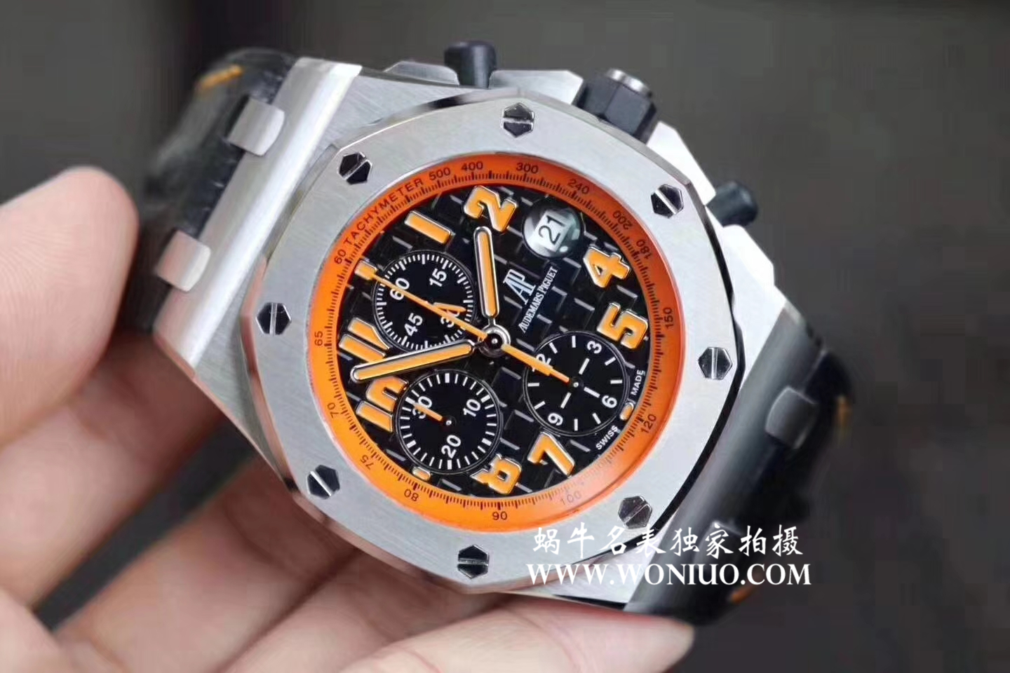【JF厂超A精仿手表】爱彼皇家橡树离岸型系列《橙面火焰“火山”》26170ST.OO.D101CR.01腕表 / APCD049