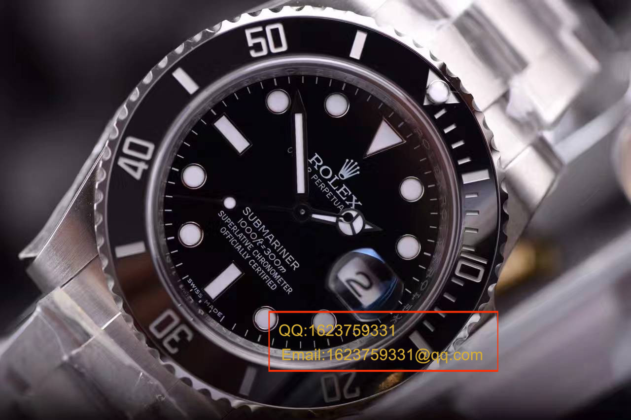 【独家视频测评N厂V7版本】1:1超A高精仿手表劳力士潜航者型系列116610LN-97200 《黑水鬼》  / R107