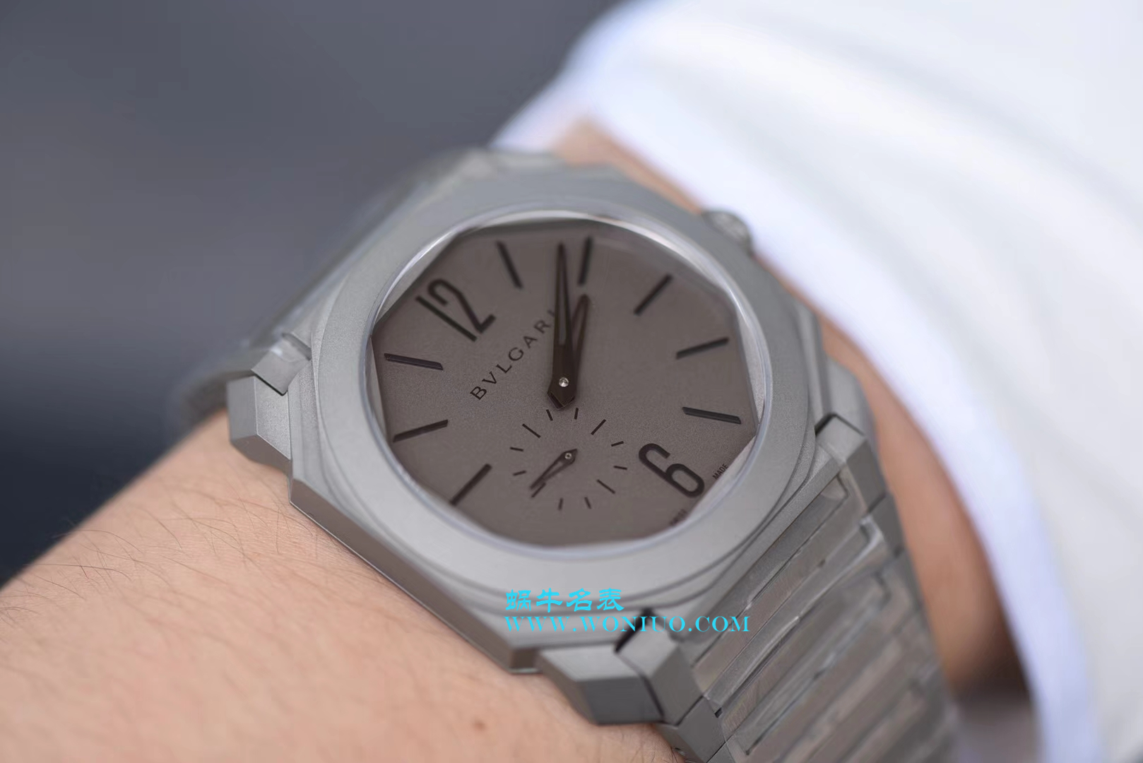 【台湾厂一比一超A高仿手表】宝格丽OCTO系列102713 BGO40C14TTXTAUTO腕表 / BZ016