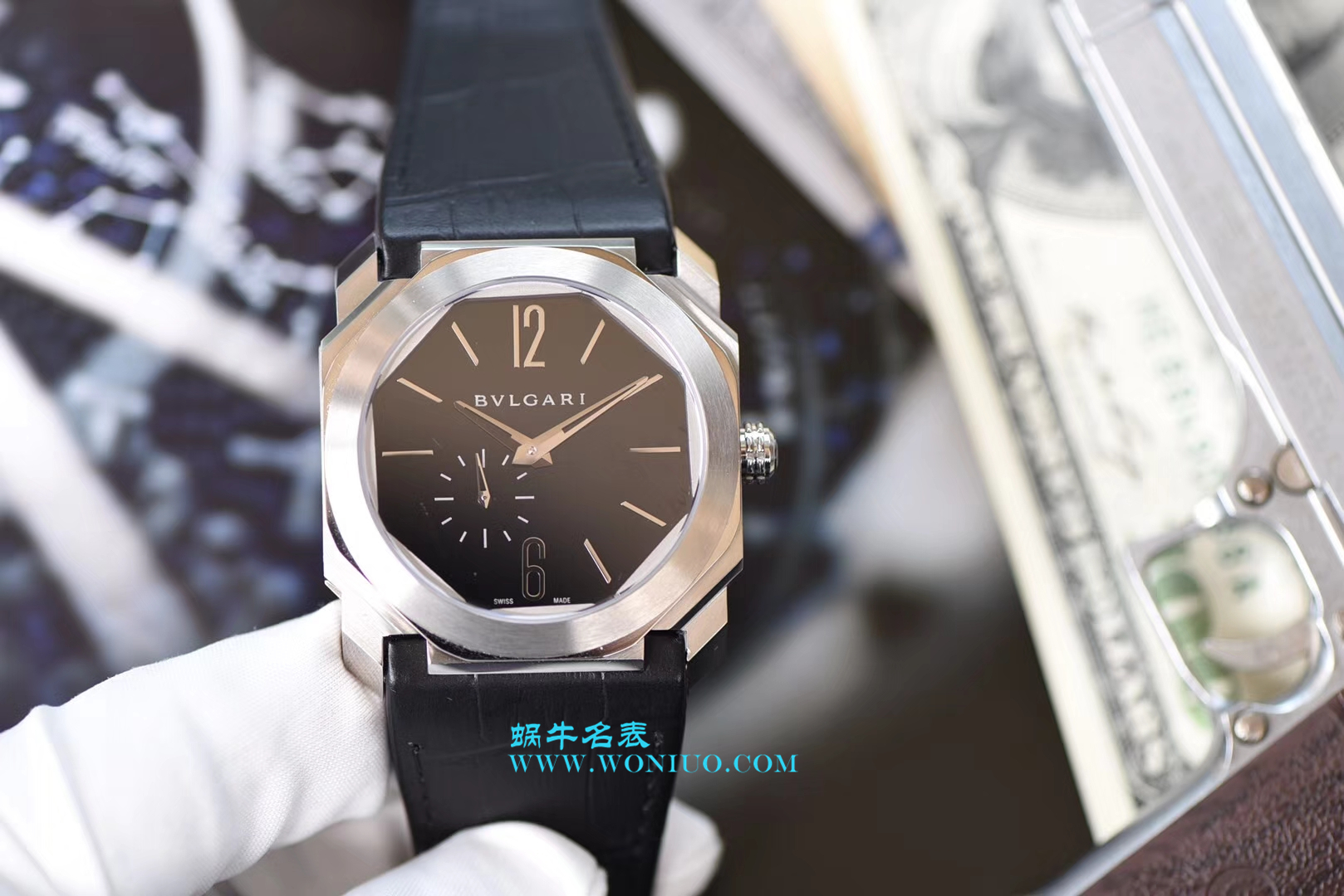 【台湾一比一超A高仿手表】宝格丽OCTO系列102028 BGO40BPLXT腕表 / BZ017
