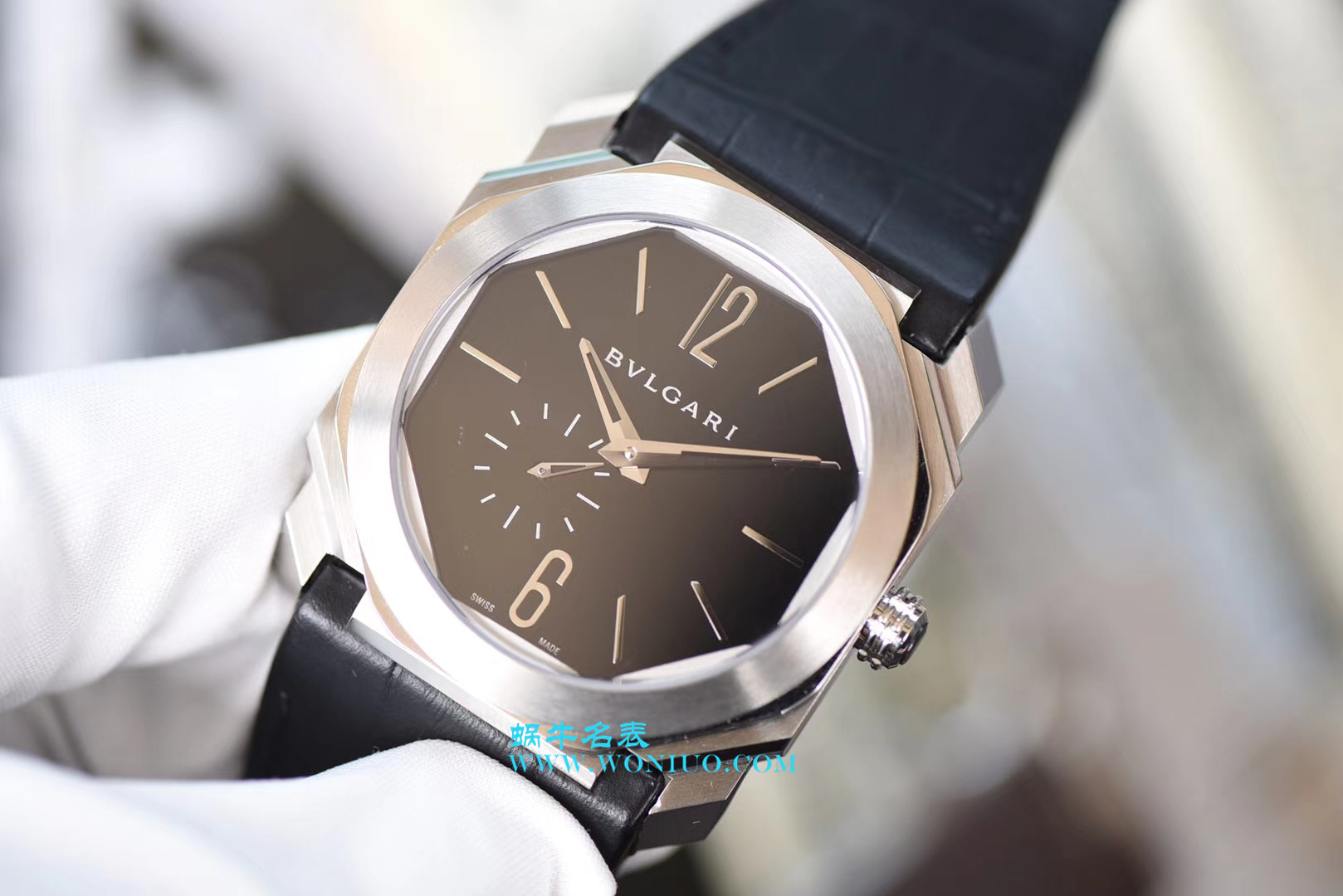 【台湾一比一超A高仿手表】宝格丽OCTO系列102028 BGO40BPLXT腕表 / BZ017
