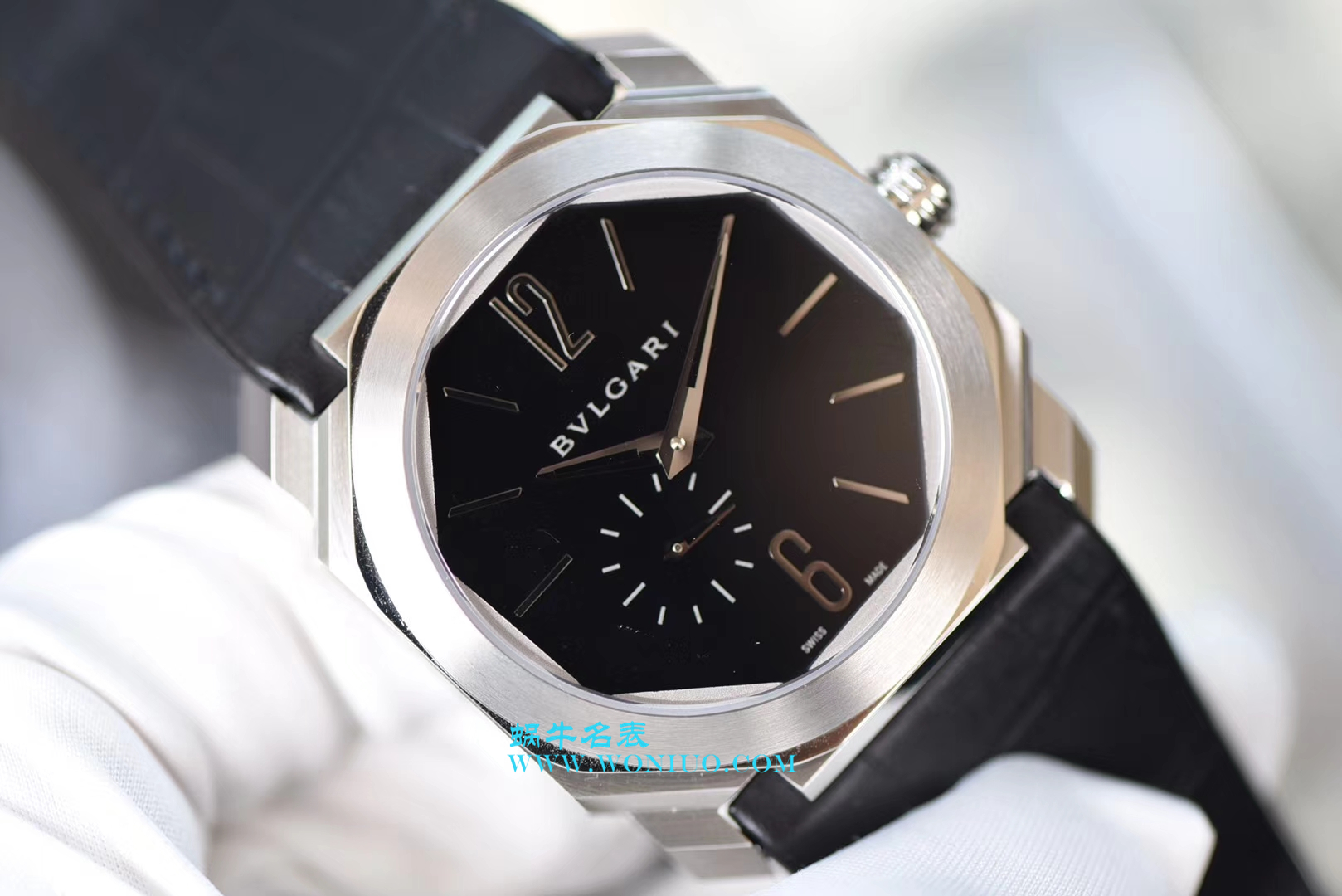 【台湾一比一超A高仿手表】宝格丽OCTO系列102028 BGO40BPLXT腕表 / BZ017