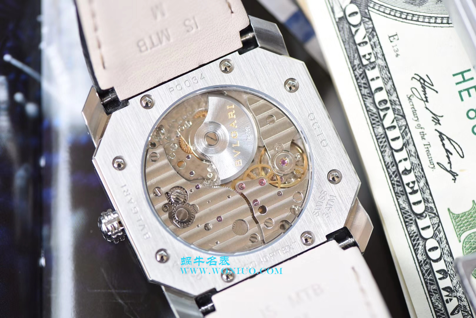 【台湾一比一超A高仿手表】宝格丽OCTO系列102028 BGO40BPLXT腕表 / BZ017
