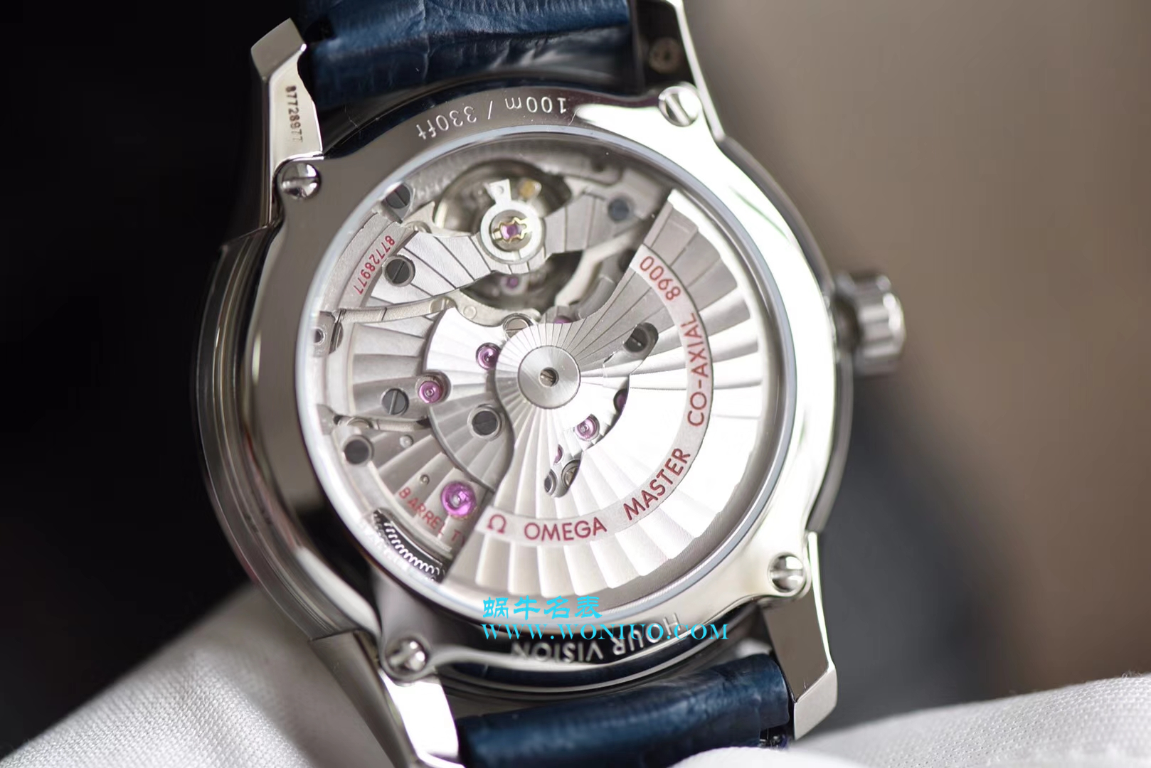 【3S一比一超A高仿手表】欧米茄碟飞HOUR VISION腕表系列433.33.41.21.03.001腕表(明亮之蓝)  / M316