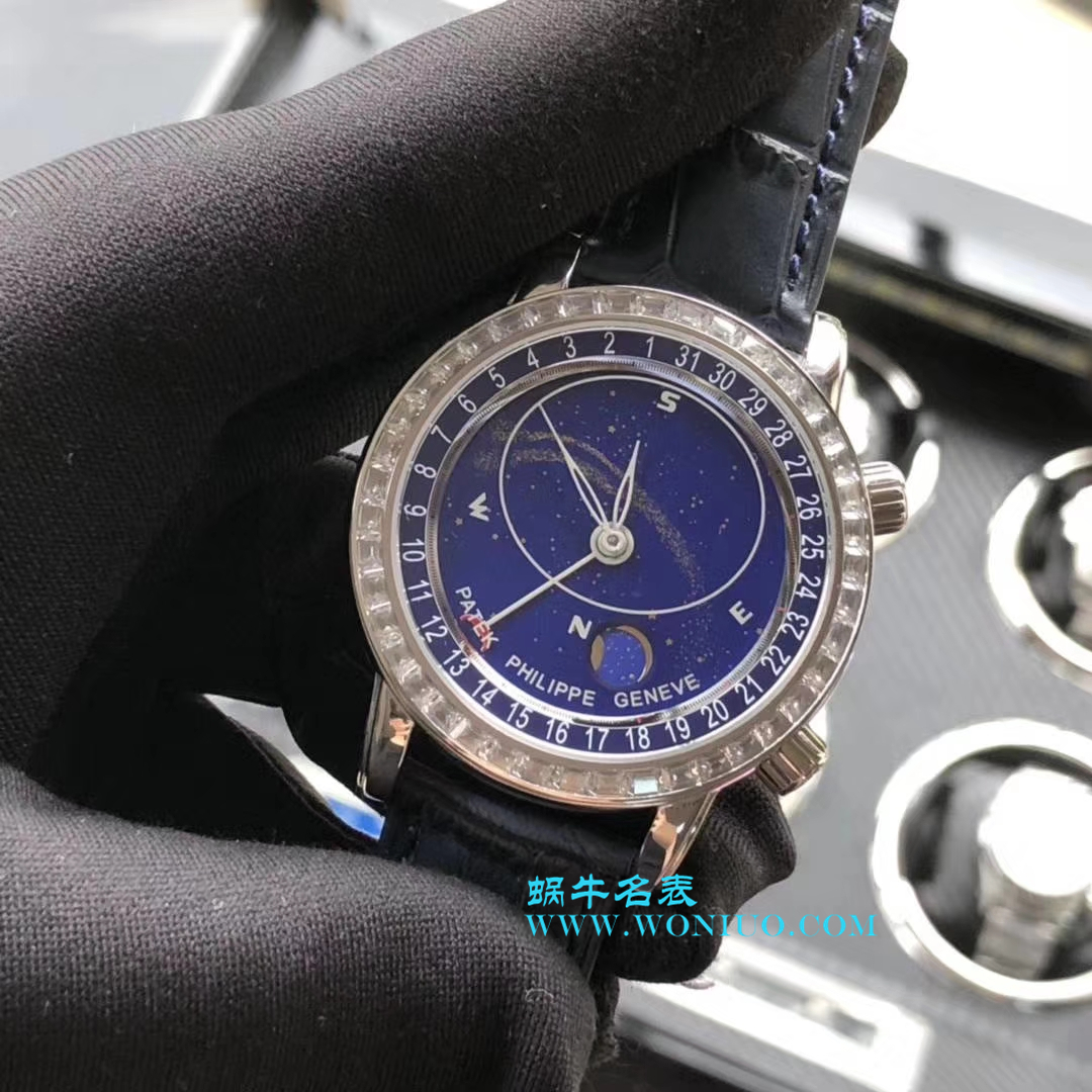 【视频评测】高仿百达翡丽超级复杂功能计时系列6102P-001 、6104G-001、铂金腕表/6102R-001 玫瑰金腕表 / BD219