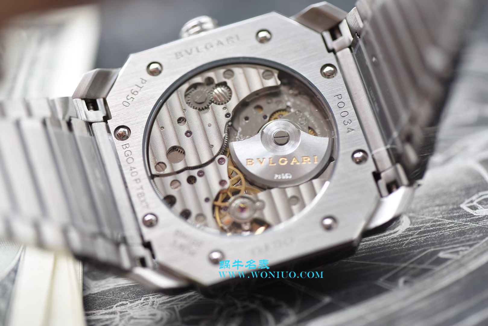 【台湾一比一超A高仿手表】宝格丽OCTO系列102028 BGO40BPLXT腕表 / BZ017