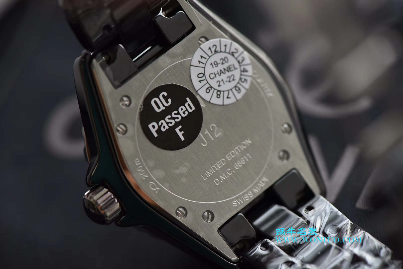 KOR韩版 香奈儿 J12 一比一复刻高仿香奈儿INTENSE 重置加强版女士石英黑面腕表 / X025